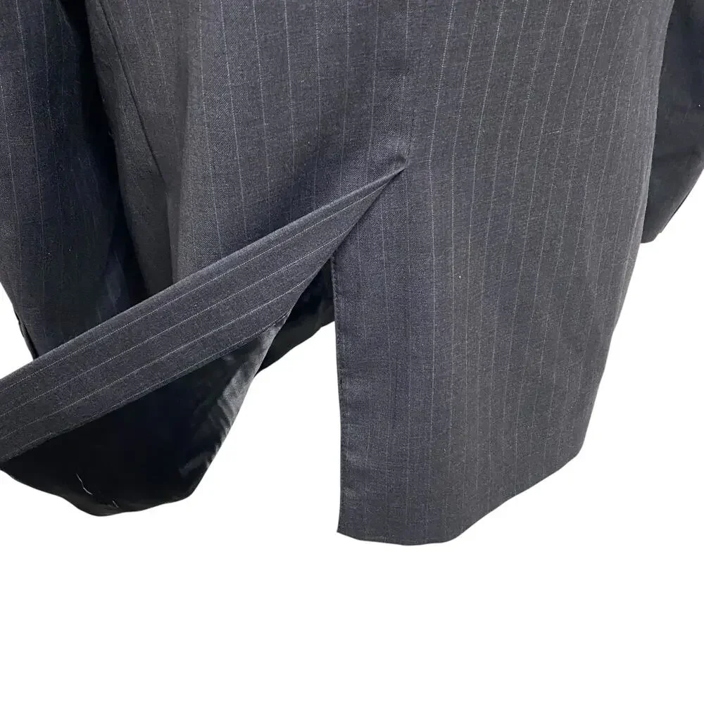 Lauren Ralph Lauren Pinstripe Blazer Suit Jacket Mens 40R Two Button Wool LRL